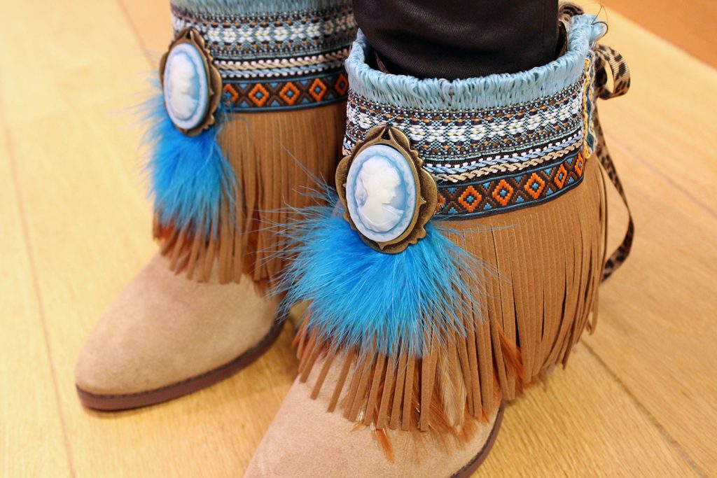 Merceria La Costura - Cubrebotas Camel