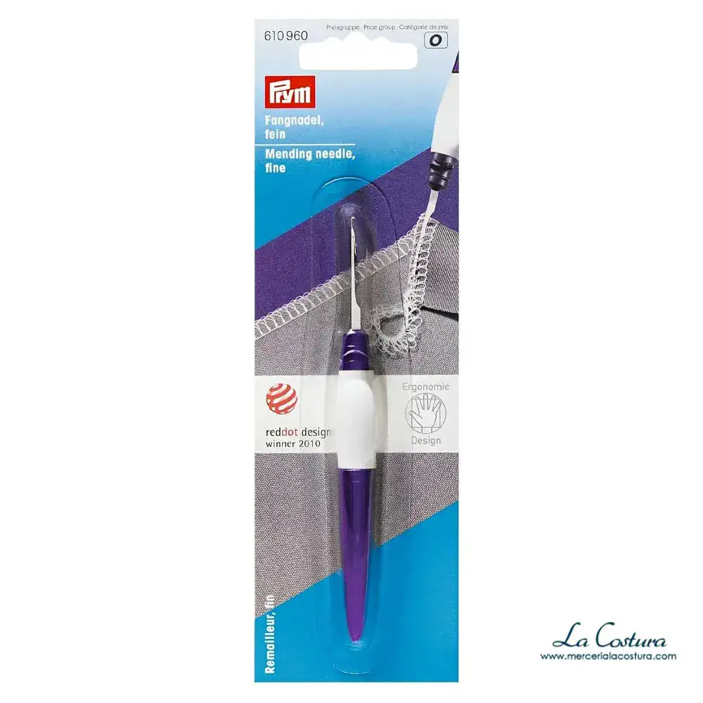 aguja clapa fina ergonomica prym