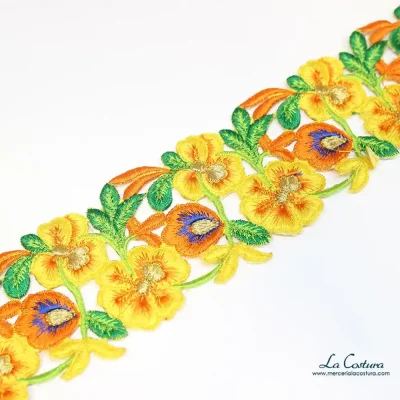 cinta-de-flores-bordadas-amarillo-naranja