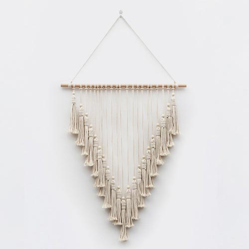 Colgante de macramé