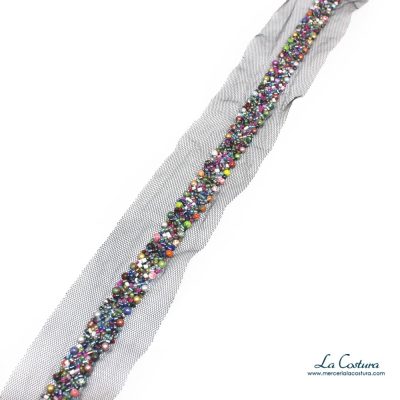 Pasamanería rocalla multicolor