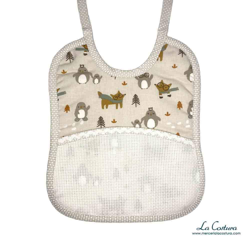 babero-punto-cruz-animales-gris-min