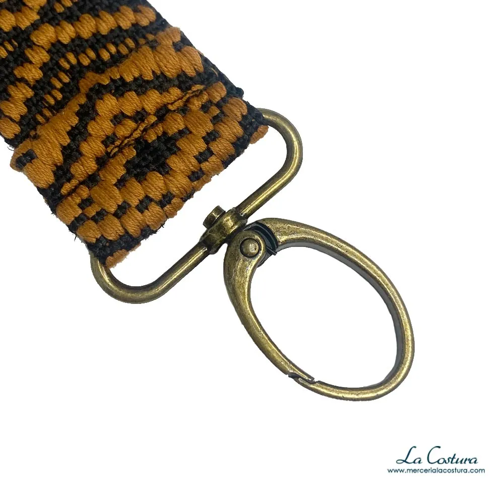 asas-para-bolsos-intercambiables-naranja-negro-mosqueton-oro-viejo