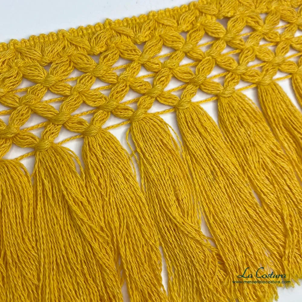 Fleco de tapicería algodón 14cm