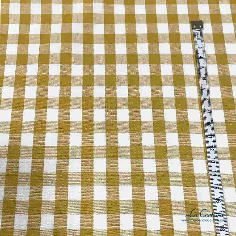 Tela cuadros Vichy algodón 150cm varios colores - Imagen 2