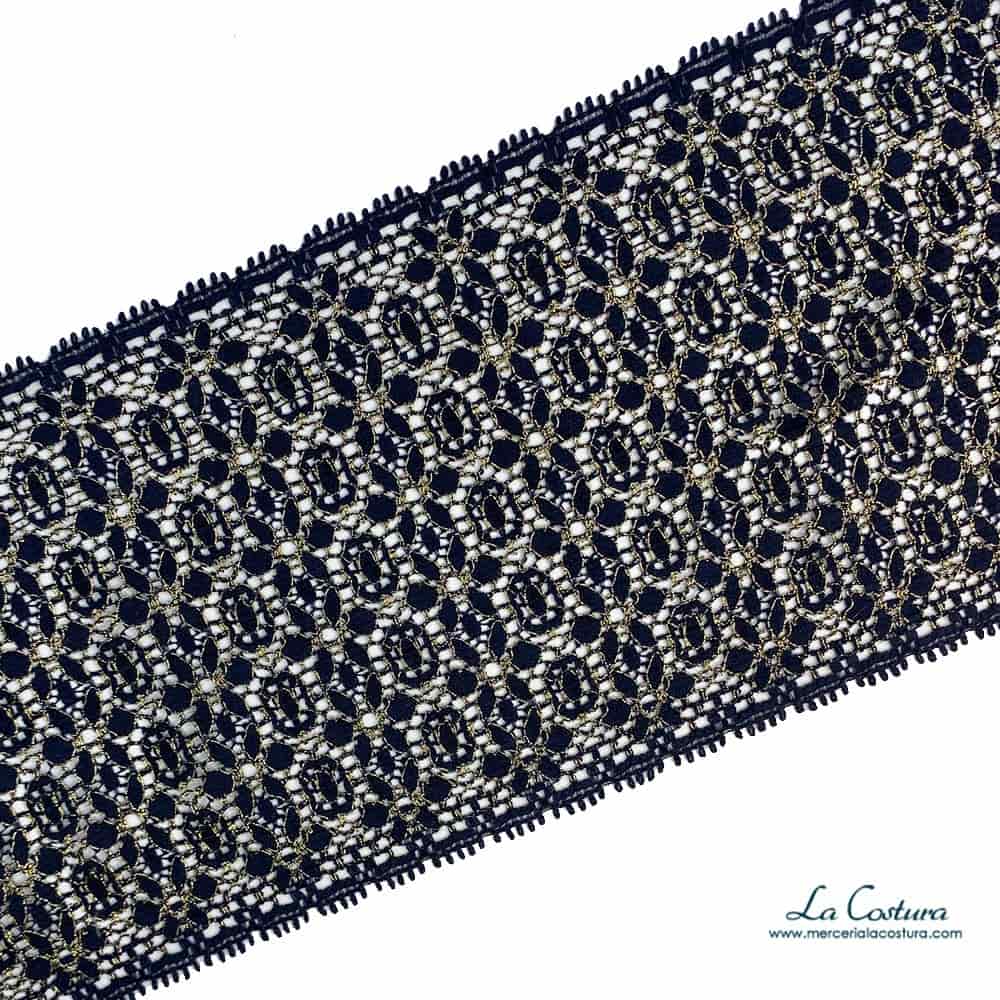 Puntilla elástica con brillo 15cm