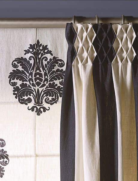 ideas cortinas punto smock o nido de abeja