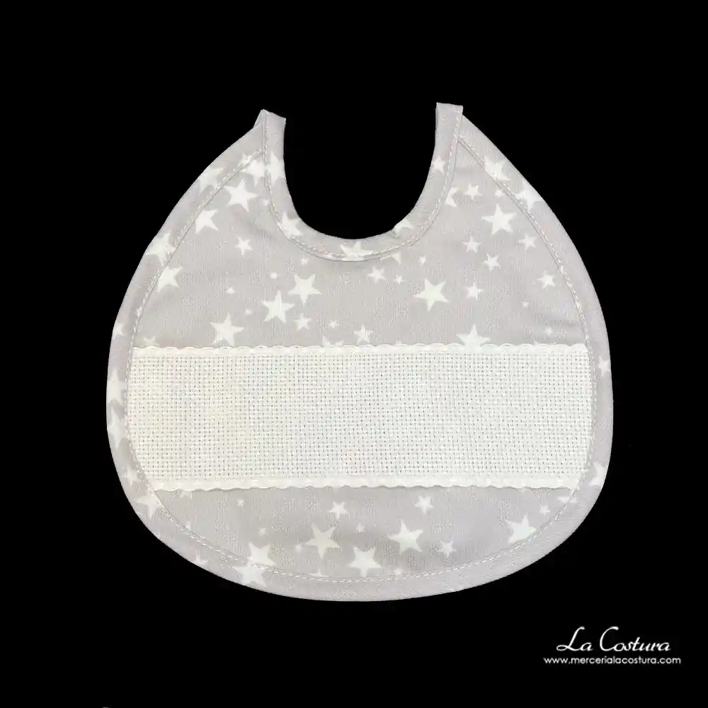 baberos-punto-de-cruz-estrellas-pequenos-gris