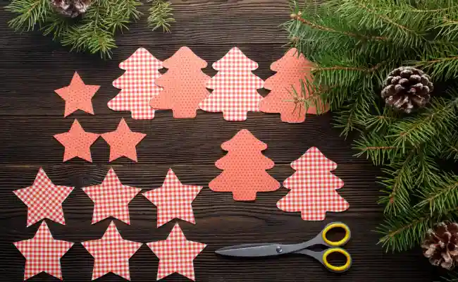 Cómo hacer adornos navideños de tela paso a paso