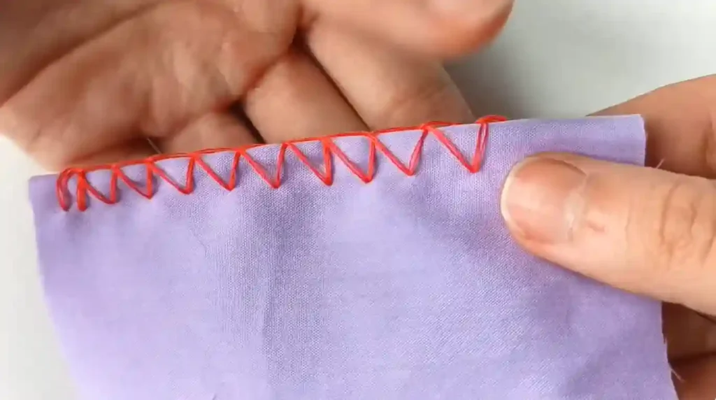 Tutorial PUNTADA OVERLOCK A MANO -Needleworksofip